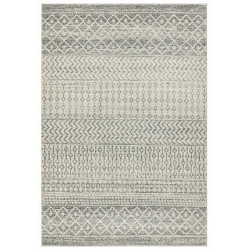 Nova NV35 Aztec Modern Tribal Durable Easy-Care Polypropylene Short Pile Grey Rug-Asiatic Carpets-Rug Love - The Most Loved Rug Store